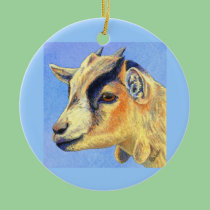 "Sunny Goat" - Pygmy Goat Ornament ornaments