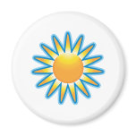 Sunny Refrigerator Magnet