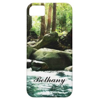 Sunny Mountain Stream Personalized iPhone5 Case