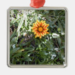 Sunny Red and Yellow Blossom Christmas Ornament