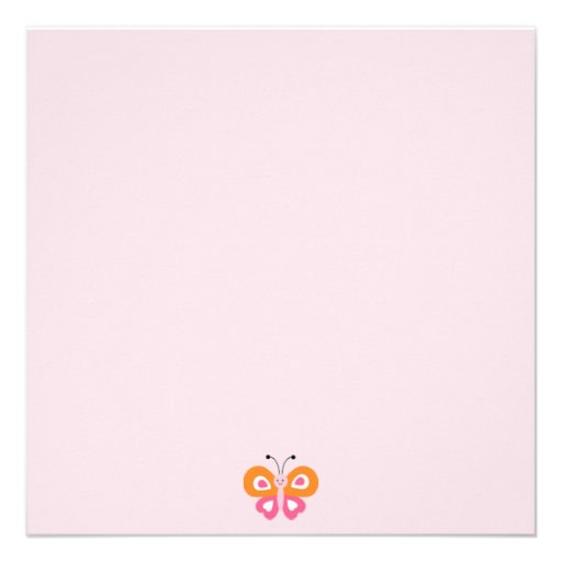 Sunny Safari/Girl Animals Baby Shower Invitation