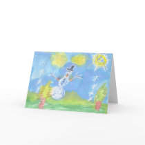 Sunny Snowman - Customizable cards by WMCcards Sunny Snowman - Customizable cards