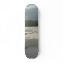 Sunny Snowy Fields Skate Deck