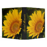 Sunny sunflower and meaning binders