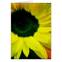 Sunny Sunflower Blank Greeting Card