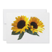 Sunny Sunflowers Invitations
