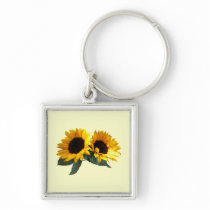 Sunny Sunflowers Key Chain