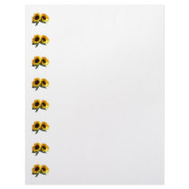 Sunny Sunflowers Customized Letterhead