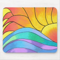 Sunny Sunset - Mousepad by GereesGallery Sunny Sunset - Mousepad