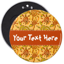 Sunny Swirl Pattern; Sun Buttons