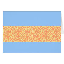 Sunny Triangle Knot Band Card cards