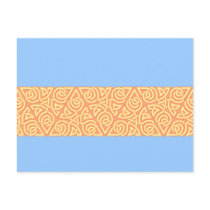 Sunny Triangle Knot Band Postcard - Customized postcards