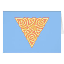 Sunny Triangle Knot Card cards