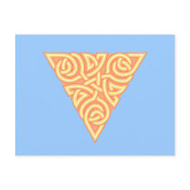 Sunny Triangle Knot Postcard postcards