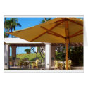 Sunny Umbrellas at Manele Bay, Hawaii cards