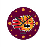 Sunny Weekend Round Wallclocks