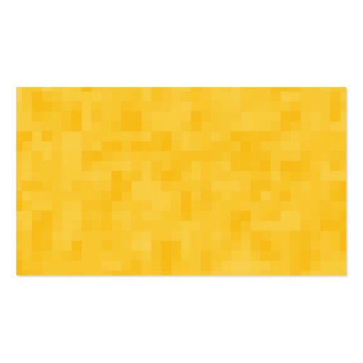 Sunny Yellow Abstract Design. Business Card Template (front side)
