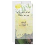 Sunny Yellow Daffodil Custom Rack Card