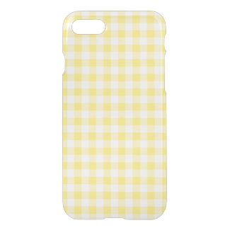 Sunny Yellow Gingham Checkered Pattern