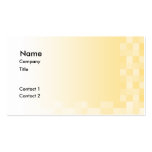 Sunny yellow pattern, squares design. business card template