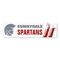 Sunnydale Spartans Bumper Sticker bumper stickers