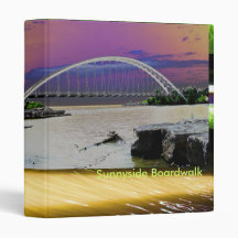 SUNNYSIDE BOARDWALK Toronto 3 Ring Binder