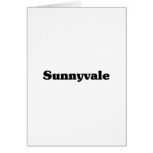 Sunnyvale  Classic t shirts Greeting Card