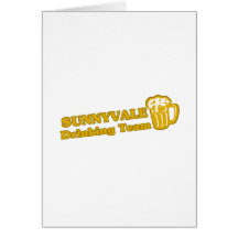 Sunnyvale Drinking Team tee shirts Card