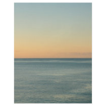 Sunrise and serene ocean flyer