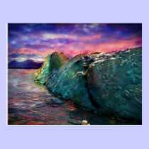 Sunrise Arctic Chill Postcard postcards
