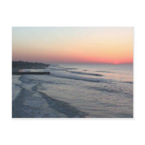 sunrise at beach postcards