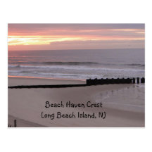 Sunrise at LBI Postcard