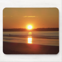 Sunrise at Old Orchard Beach, Maine mousepads