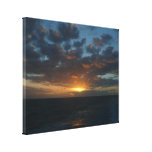 Sunrise at Sea Canvas Print