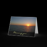 Sunrise at Sea Card