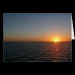 Sunrise at Sea Card