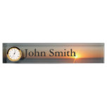 Sunrise at Sea Custom Name Plate