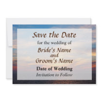 Sunrise at Sea invitations