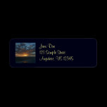 Sunrise at Sea Return Address Label