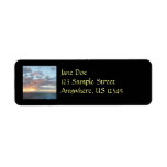 Sunrise at Sea Return Address Label