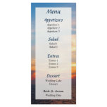 Sunrise at Sea Wedding Menu... Rack Card