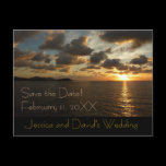 Sunrise at St. Thomas Save the Date Postcard