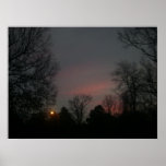 sunrise at the park, # 4 print