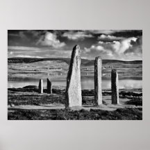 Sunrise At The Ring Of Brodgar, Orkney Islands Posters