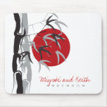 Sunrise Bamboo Garden Zen Custom Gift Mousepad