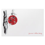 Sunrise Bamboo Garden Zen Custom Stationery