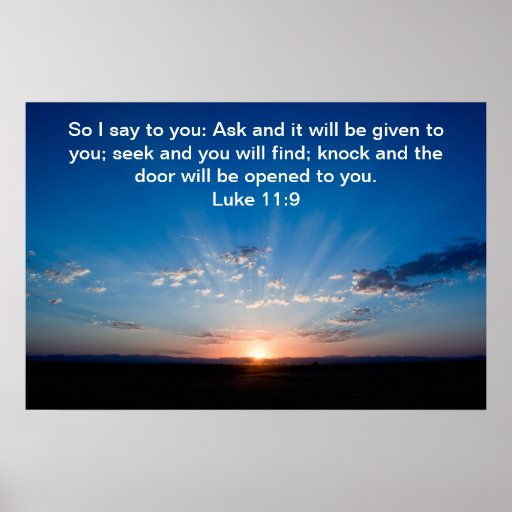 Sunrise bible verse Luke 119 Poster Zazzle