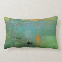 Sunrise by Claude Monet pillows