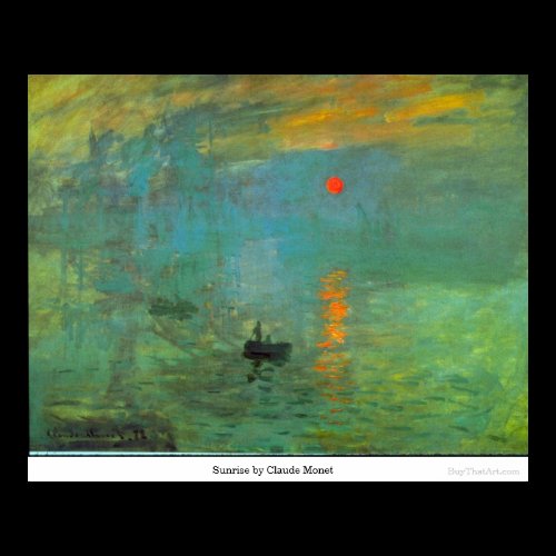 Sunrise by Claude Monet Poster