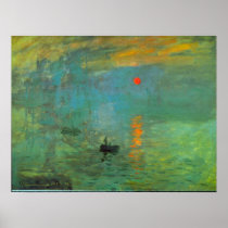 Sunrise by Claude Monet Posters